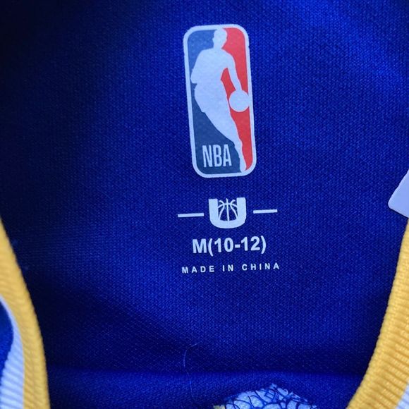 Golden State Warriors Warm Up Shirt Boys Size: Medium (10-12) - Picture 2 of 3